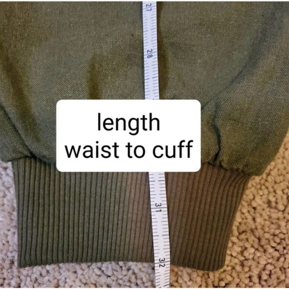 Forever 21 Olive Green Cargo Pants, Medium, preowned, Size M - Picture 7 of 9